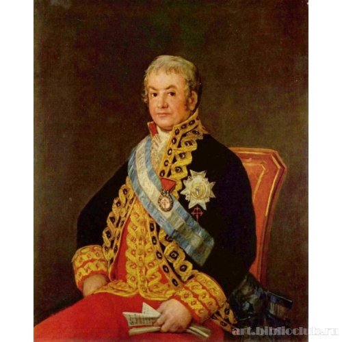 Портрет министра юстиции Испании Хосе Антонио Маркеса Кабальеро