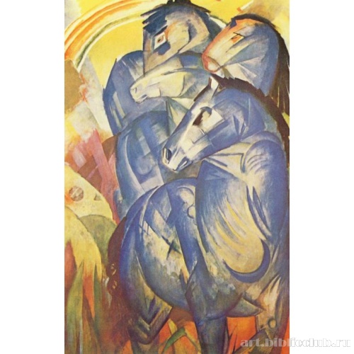 Башня из синих коней