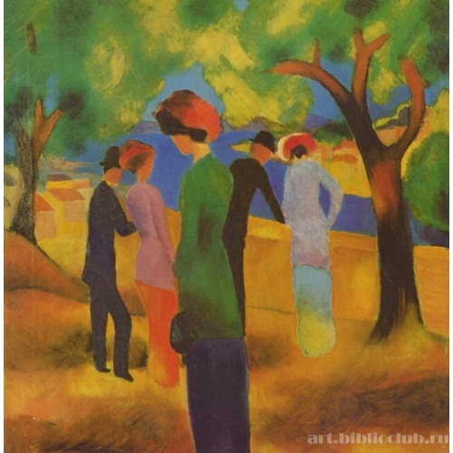 Дама в зеленом жакете