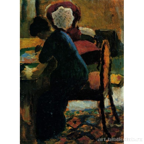 Элизабет за письменным столом