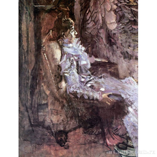 Дама в лиловом. Портрет Надежды Ивановны Забелы-Врубель