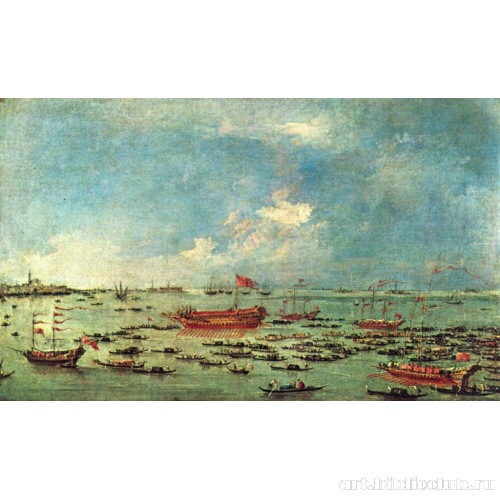 Бучентавр на траверсе Сан Никколо в Лидо