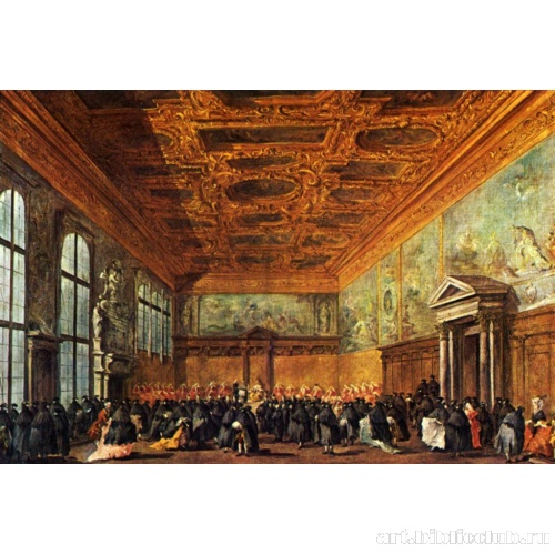 Прием послов в Зале Совета Дворца дожей