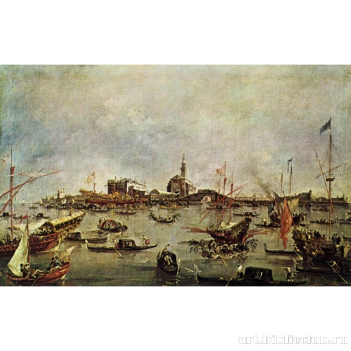 Бучентавр на траверсе Сан Никколо в Лидо