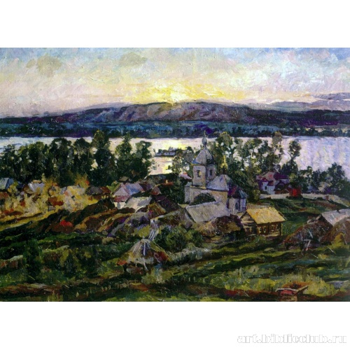 Закат на Волге