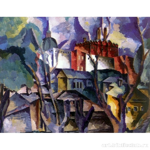 Пейзаж с сухими деревьями. Сергиев Посад