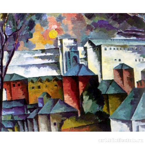 Пейзаж с монастырской стеной