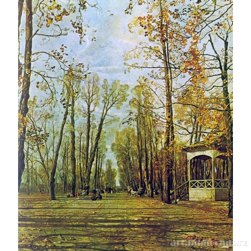 Аллея Летнего сада осенью