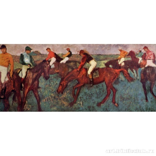 Перед стартом (тренировка жокеев)