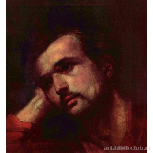 Задумавшийся мужчина