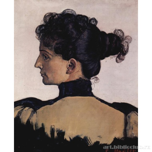 Портрет Берты Жак, жены художника - Ходлер, Фердинанд, картина в высоком  разрешении
