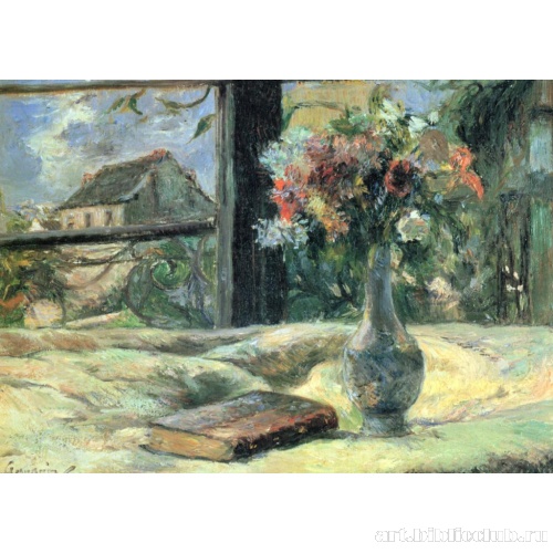 Ваза с цветами на окне