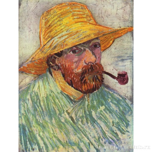 Автопортрет в соломенной шляпе
