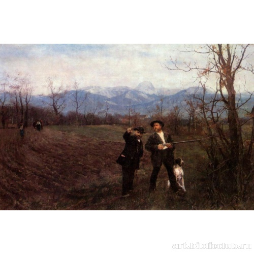 Лайбль и Шперль на охоте