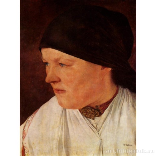 Голова молодой крестьянки