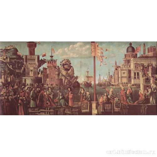 Цикл картин к житию св. Урсулы,  встреча обручённых и начало паломничества