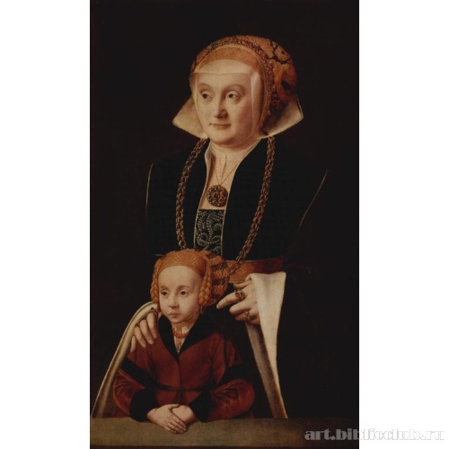 Портрет дамы с дочерью