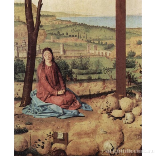 Распятие, Мария и Иоанн. Деталь: Мария