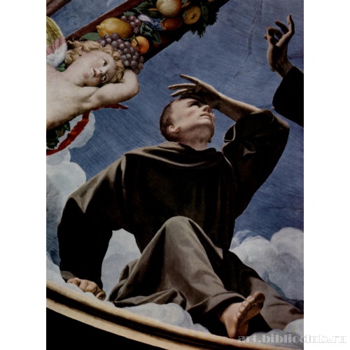 Фра Леоне, спутник св. Франциска. Деталь