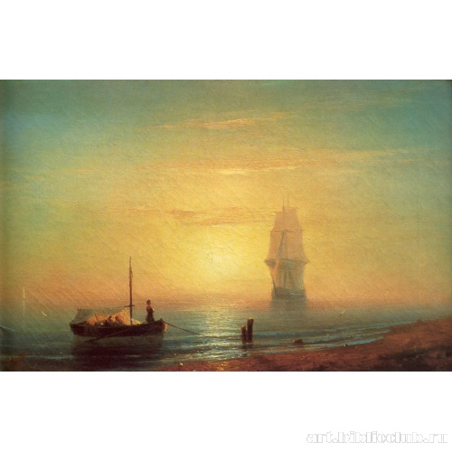 Закат на море