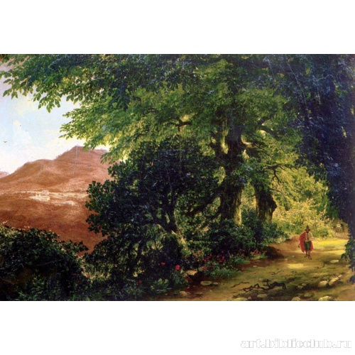 Аллея в Альбано близ Рима