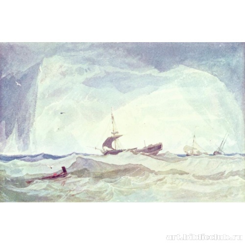 Бриг, потерявший мачты