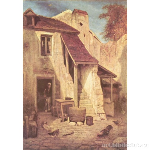 Крестьянский двор в Фонтанблю