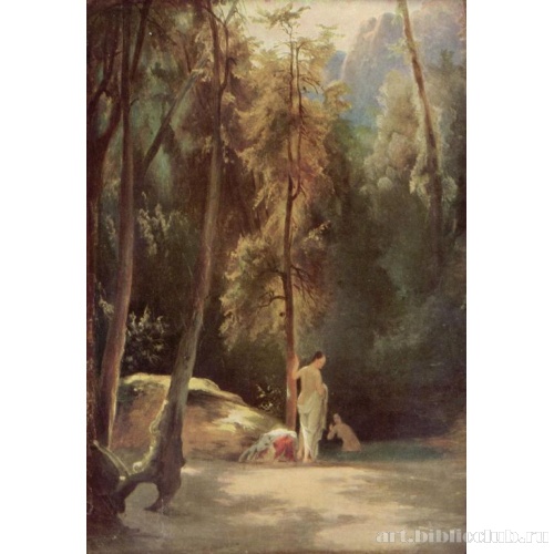 Купальщицы в парке Терни (Купальщицы в лесу)