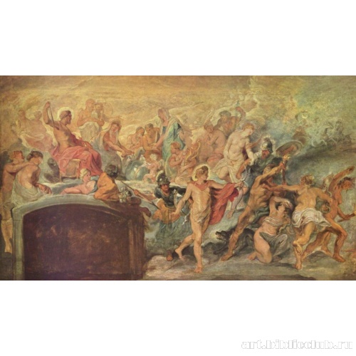 Процветание Франции под регентством Марии Медичи. Эскиз