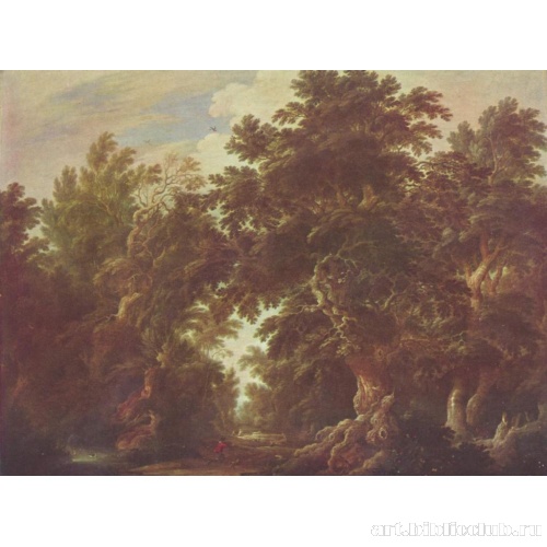 Пейзаж с оленьей охотой