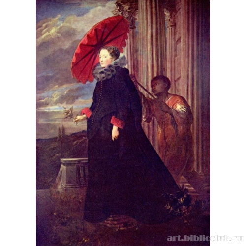 Портрет маркизы Елены Гримальди, супруги маркиза Николо Каттанео