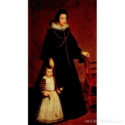 Портрет доньи Антонии Ипеньяррьеты с сыном