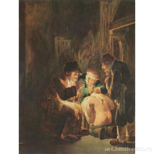 Ловля блох при свете свечи