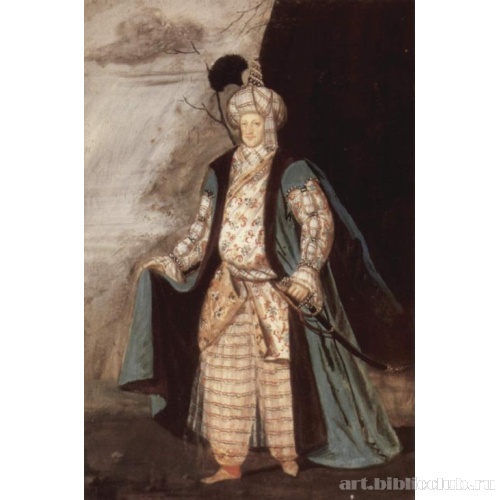 Портрет маркграфа Людовика Вильгельма Баденского в турецком одеянии