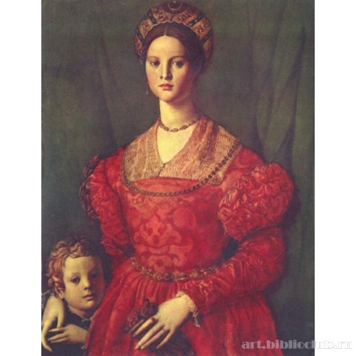 Портрет молодой женщины с сыном