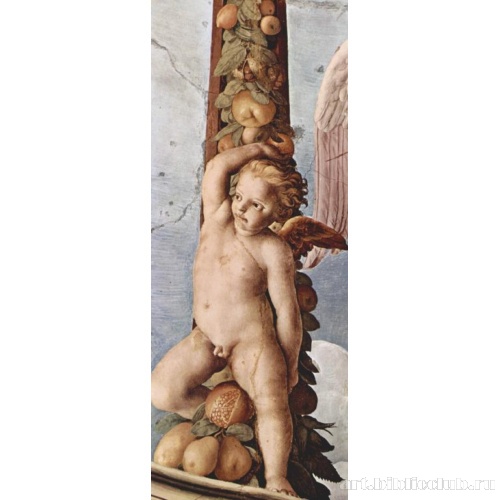 Гирлянда с ангелами. Деталь