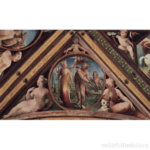 Фрески палаццо Бинди Сегарди, Морская битва между Минервой и Нептуном