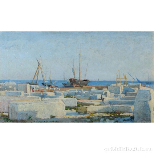 Масса - Каррара. Погрузка мрамора