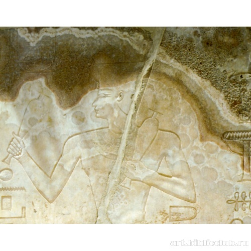 Рельеф с изображением Аменхотепа I во время культового бега