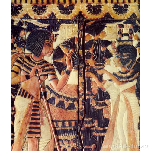 Фрагмент декора сундучка Тутанхамона