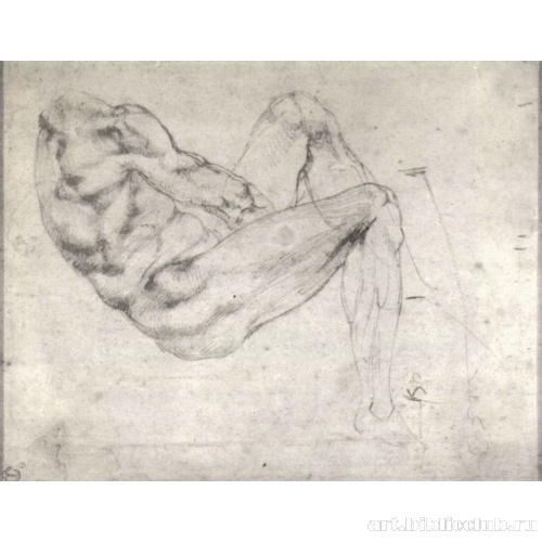 Этюд отклонившейся назад мужской фигуры