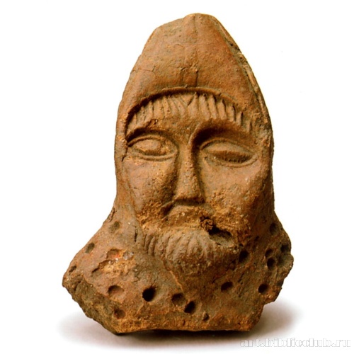 Изображение головы скифа