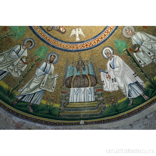 Арианский баптистерий. Крещение Господне. Фрагмент. Этимасия