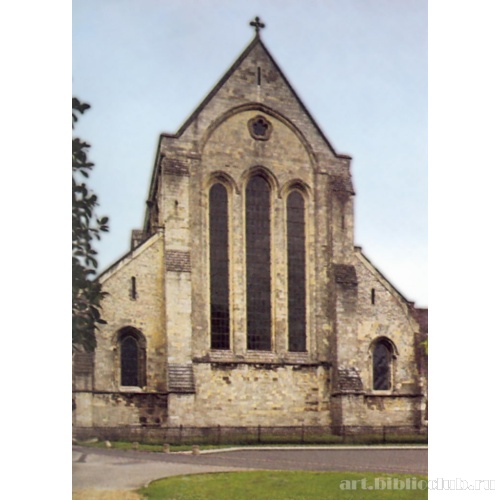 Ромсийское аббатство. Западный фасад