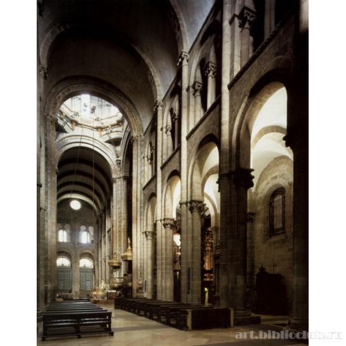 Сантьяго-де-Компостела. Вид из южного рукава трансепта