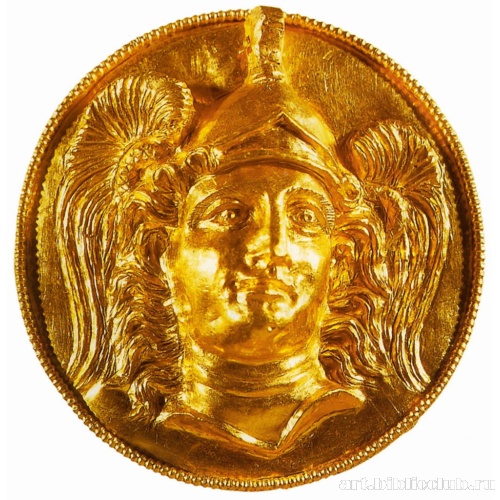 Медальон с изображением Афины в шлеме