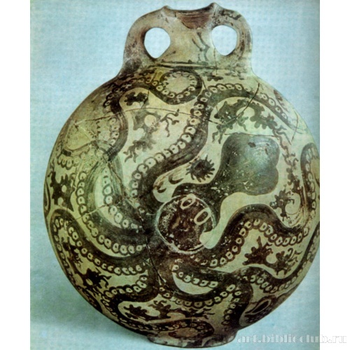 Ваза с изображением осьминога, из Палекастро, Крит. 
