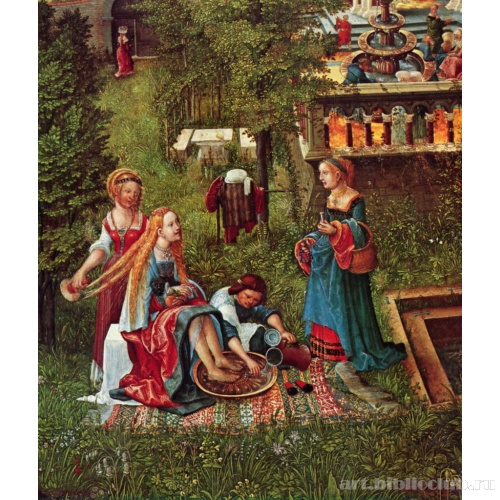 Сусанна в купальне, фрагмент