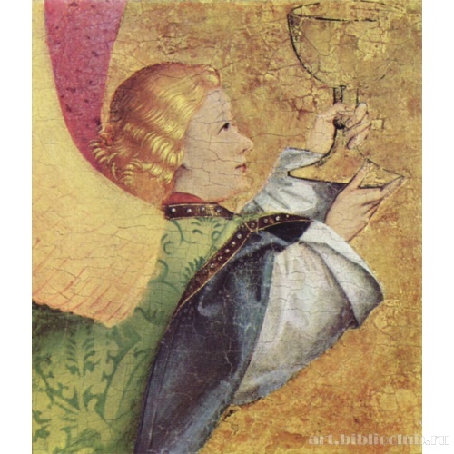 Распятие Христа, фрагмент, сцена: Ангел, летящий вправо