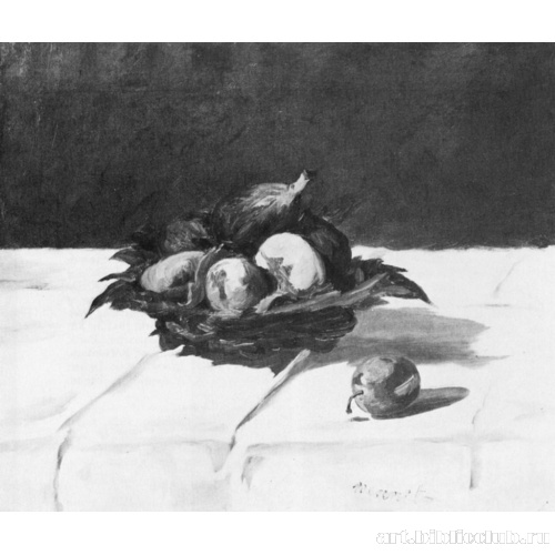 Сливы и фиги в корзинке